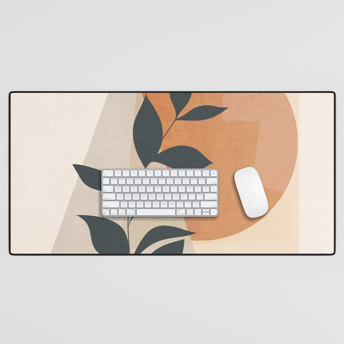 Abstract Art /Minimal Plant 16 Desk Mat Gallery Image 1