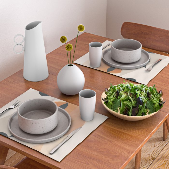 Abstract Art /Minimal Plant 16 Placemat Gallery Image 2