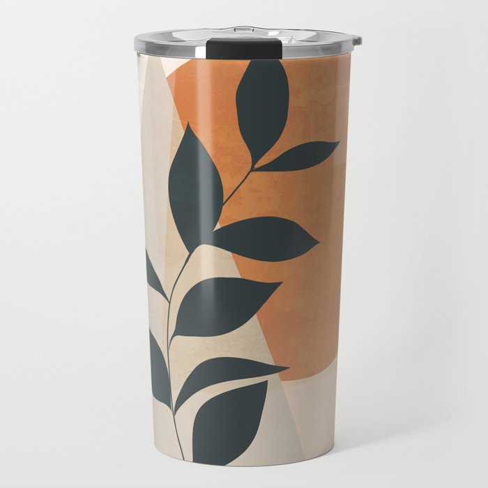 Abstract Art /Minimal Plant 16 Travel Mug Gallery Image 1
