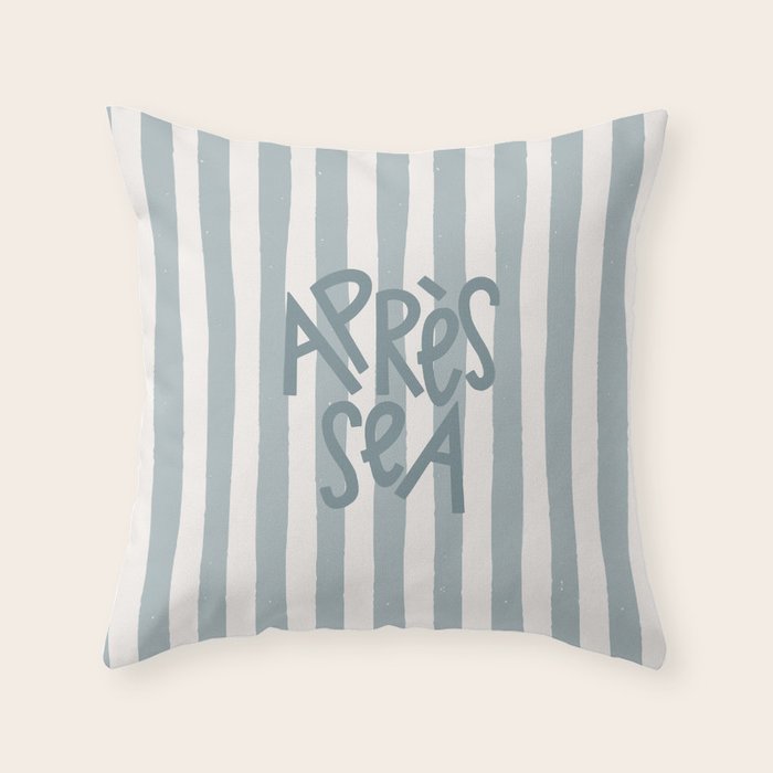 Apres Sea Throw Pillow Gallery Image 6