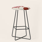 Crimson Fire Flower Stool Gallery Image 1