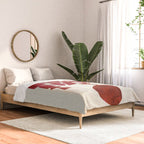 Crimson Fire Flower Comforter Gallery Image 2