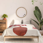 Crimson Fire Flower Comforter Gallery Image 3