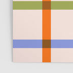 Mid Mod Rainbow Summer Gingham Check pattern Poster Gallery Image 3