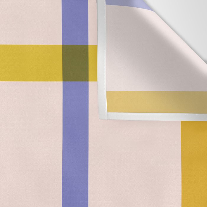Mid Mod Rainbow Summer Gingham Check pattern Wall Tapestry Gallery Image 3