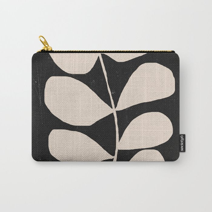 Abstract Minimal -Plant 3/2 Carry All Pouch Gallery Image 1
