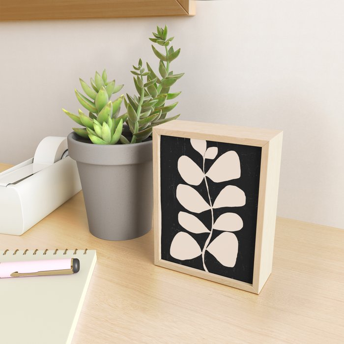 Abstract Minimal -Plant 3/2 Mini Art Print Gallery Image 2
