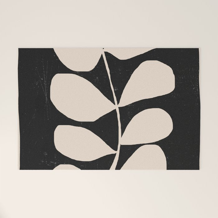Abstract Minimal -Plant 3/2 Welcome Mat Gallery Image 1