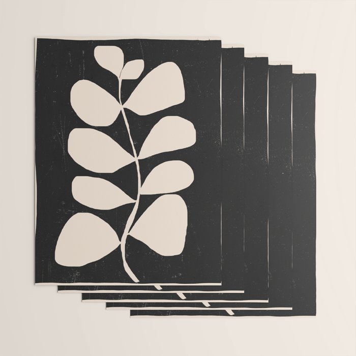 Abstract Minimal -Plant 3/2 Wrapping Paper Gallery Image 3
