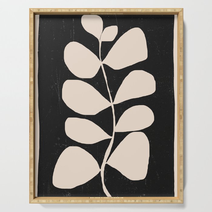 Abstract Minimal -Plant 3/2 Serving Tray Gallery Image 1
