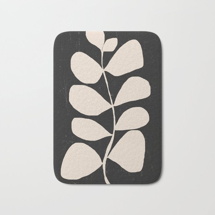 Abstract Minimal -Plant 3/2 Bath Mat Gallery Image 1