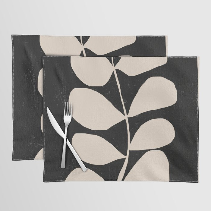 Abstract Minimal -Plant 3/2 Placemat Gallery Image 1
