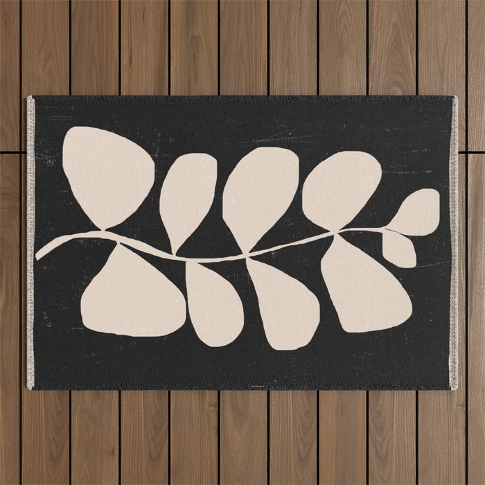 Abstract Minimal -Plant 3/2 Outdoor Rug Gallery Image 1