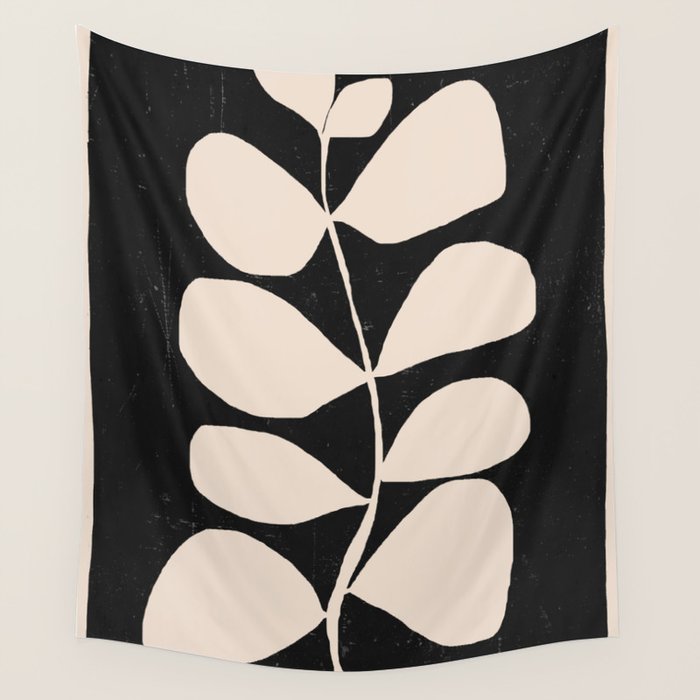 Abstract Minimal -Plant 3/2 Wall Tapestry Gallery Image 1