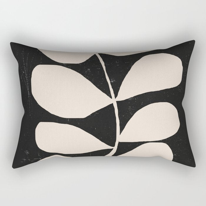 Abstract Minimal -Plant 3/2 Rectangular Pillow Gallery Image 2