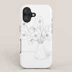 Field Wildflowers Line iPhone Case Gallery Image 1