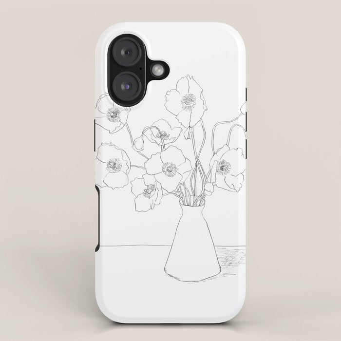 Field Wildflowers Line iPhone Case Gallery Image 1