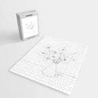 Field Wildflowers Line Jigsaw Puzzle Gallery Image 2