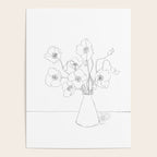 Field Wildflowers Line Poster Gallery Image 4