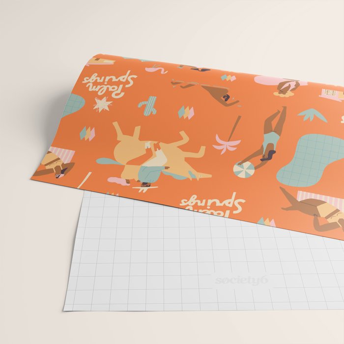 Palm Springs Vacation Wrapping Paper Gallery Image 2