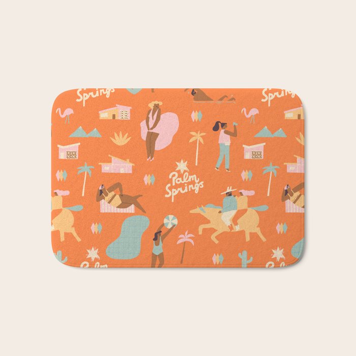 Palm Springs Vacation Bath Mat Gallery Image 1