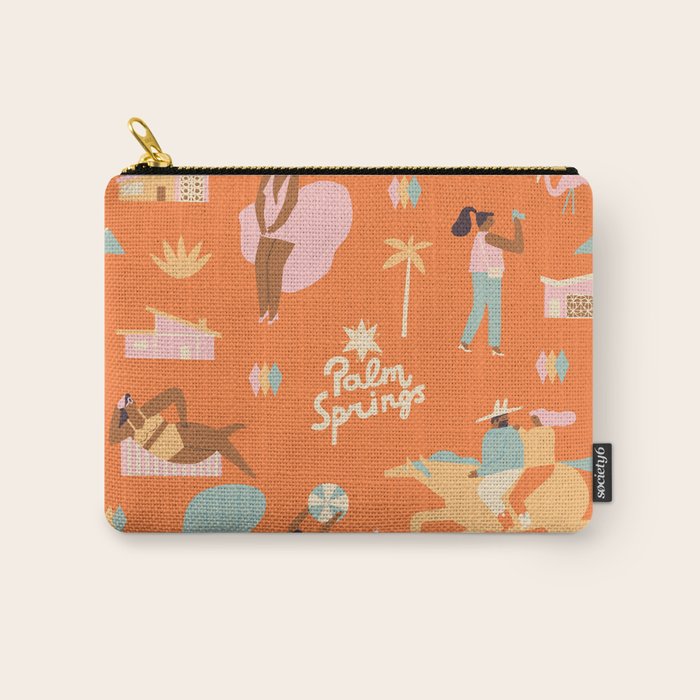 Palm Springs Vacation Carry All Pouch Gallery Image 1