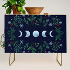 Moonlight Garden - Festive Green Credenza Gallery Image 1