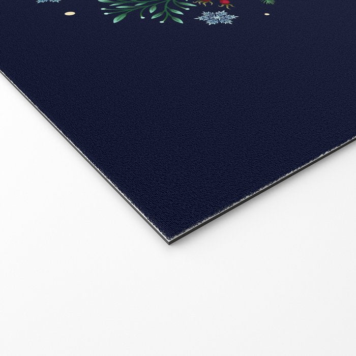 Moonlight Garden - Festive Green Welcome Mat Gallery Image 2