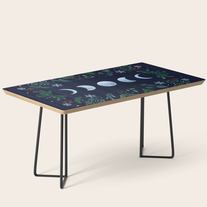 Moonlight Garden - Festive Green Coffee Table Gallery Image 1