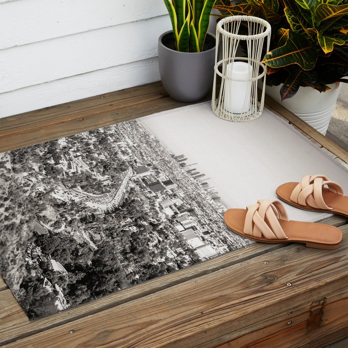 Los Angeles Grey Outdoor Rug Gallery Image 2