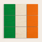Irish Flag - Flag of Ireland Wood Wall Art Gallery Image 1
