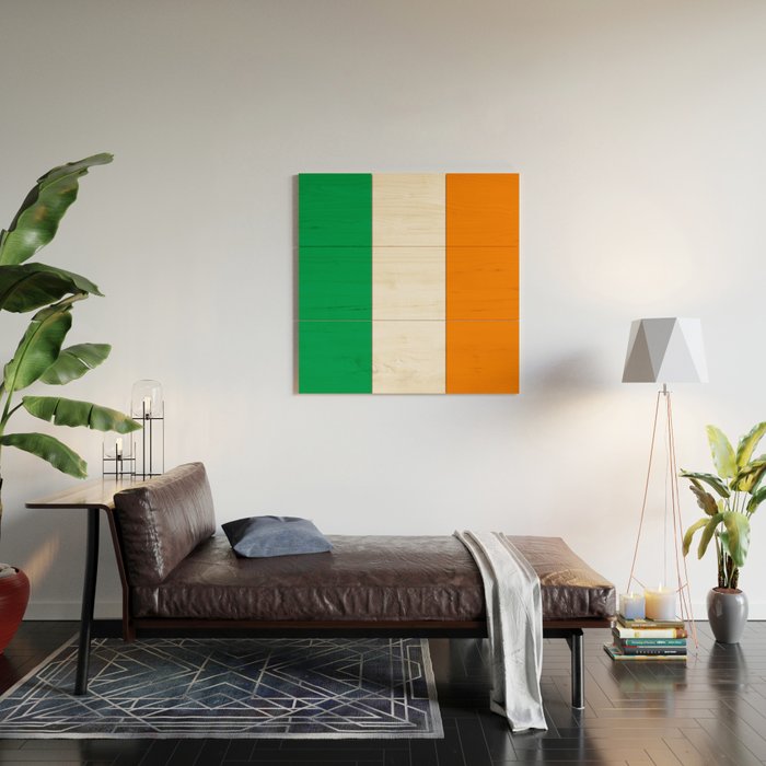 Irish Flag - Flag of Ireland Wood Wall Art Gallery Image 2