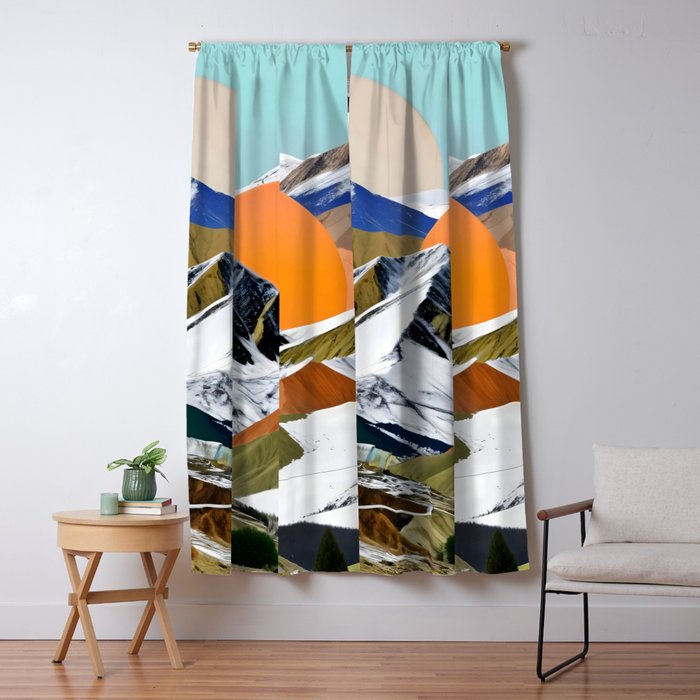 Two Suns Rising Window Curtain Gallery Image 5