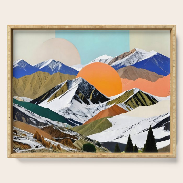Two Suns Rising Serving Tray Gallery Image 1
