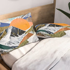 Two Suns Rising Pillow Sham Gallery Image 2