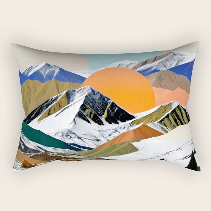 Two Suns Rising Rectangular Pillow Gallery Image 1