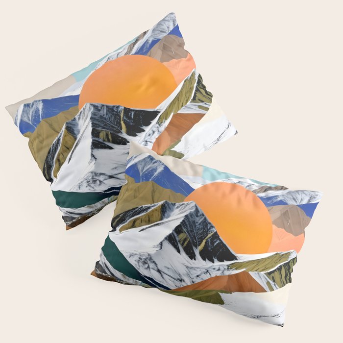 Two Suns Rising Pillow Sham Gallery Image 3