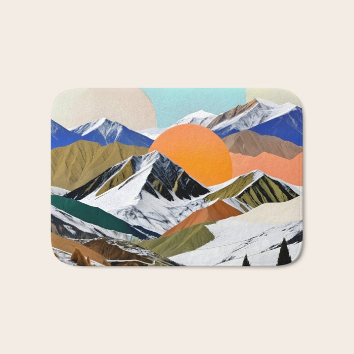 Two Suns Rising Bath Mat Gallery Image 1