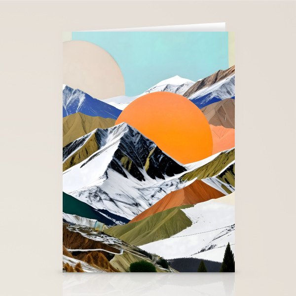 Two Suns Rising Stationery Card Gallery Image 2