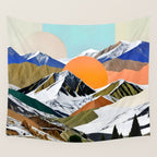 Two Suns Rising Wall Tapestry Gallery Image 4