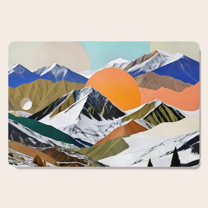 Two Suns Rising Cutting Board Gallery Image 1