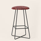 Vibrant Moroccan Kilim Pattern Stool Gallery Image 1