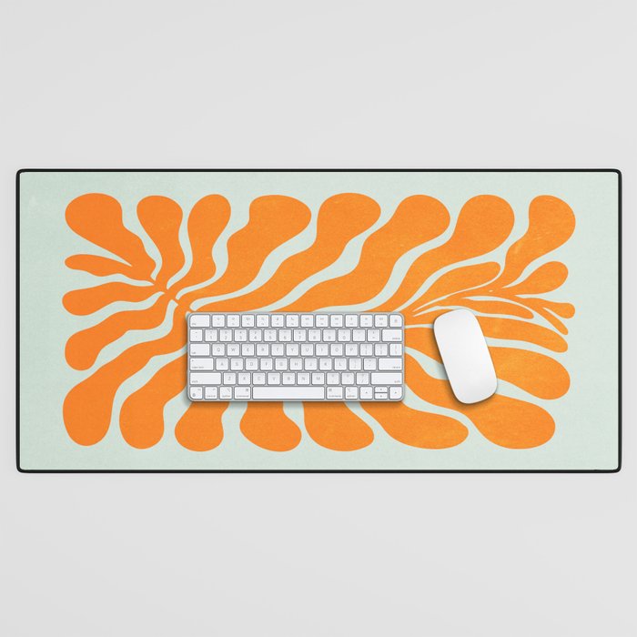 Frozen Sunrise Ferns: Matisse Edition  Desk Mat Gallery Image 1