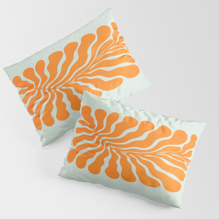 Frozen Sunrise Ferns: Matisse Edition  Pillow Sham Gallery Image 3
