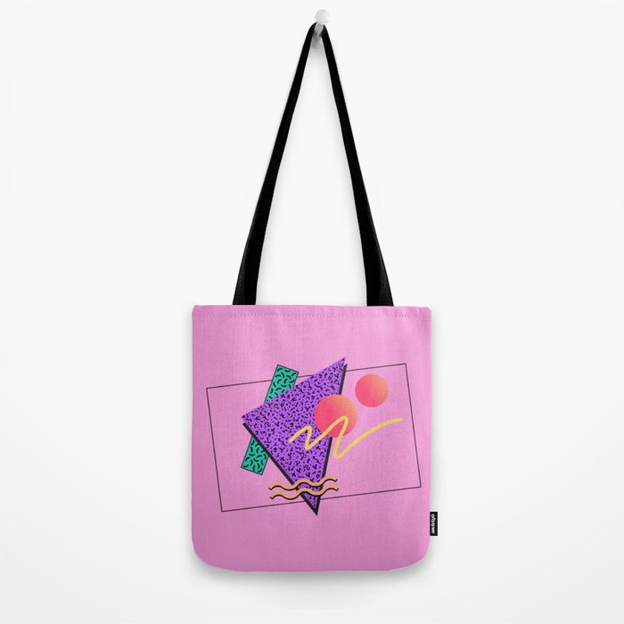 Memphis pattern 124 - 80s / 90s Retro Tote Bag Gallery Image 2