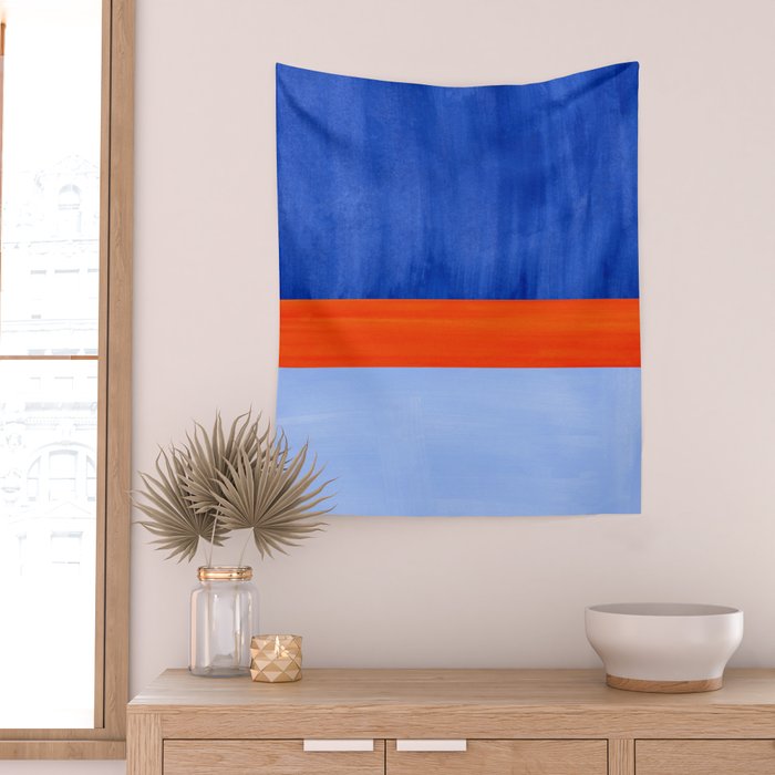 Blue Sport Wall Tapestry Gallery Image 2
