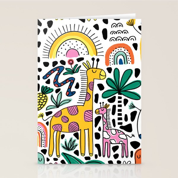 Safari Animals Stationery Card Gallery Image 1