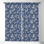 Botanic Pattern - Navy Window Curtain Gallery Image 5