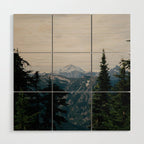 Glacier Peak Wood Wall Art Gallery Image 1