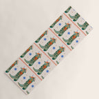 Festive Cowboy Boot Christmas Art  Whimsical Western Holiday Decor Yoga Mat Gallery Image 1
